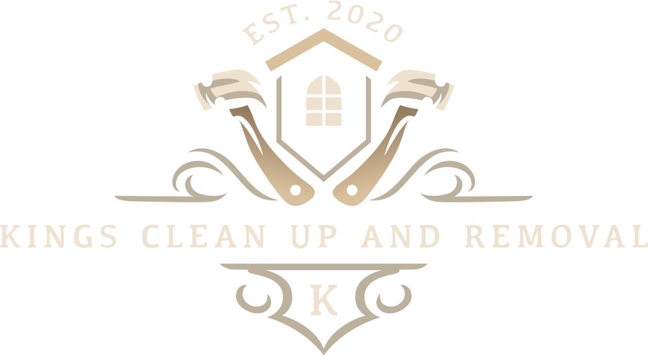Kings clean up and removal's logo