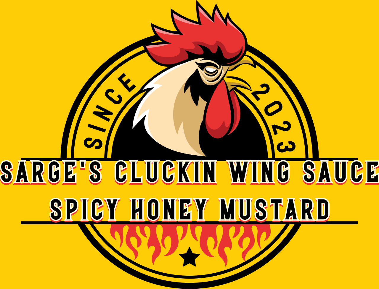 Sarge's Cluckin Wing Sauce
SPICY HONEY MUSTARD's logo