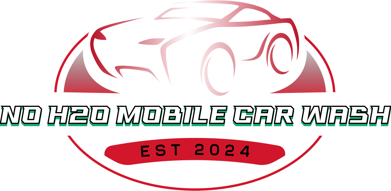 No H2O Mobile car wash's logo
