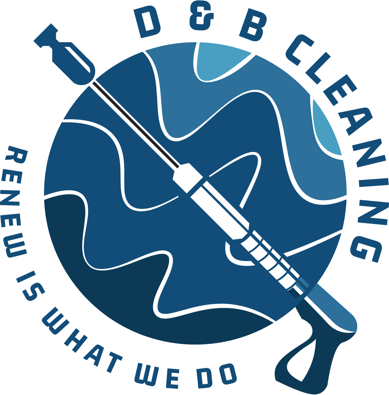 D & B CLEANING's logo