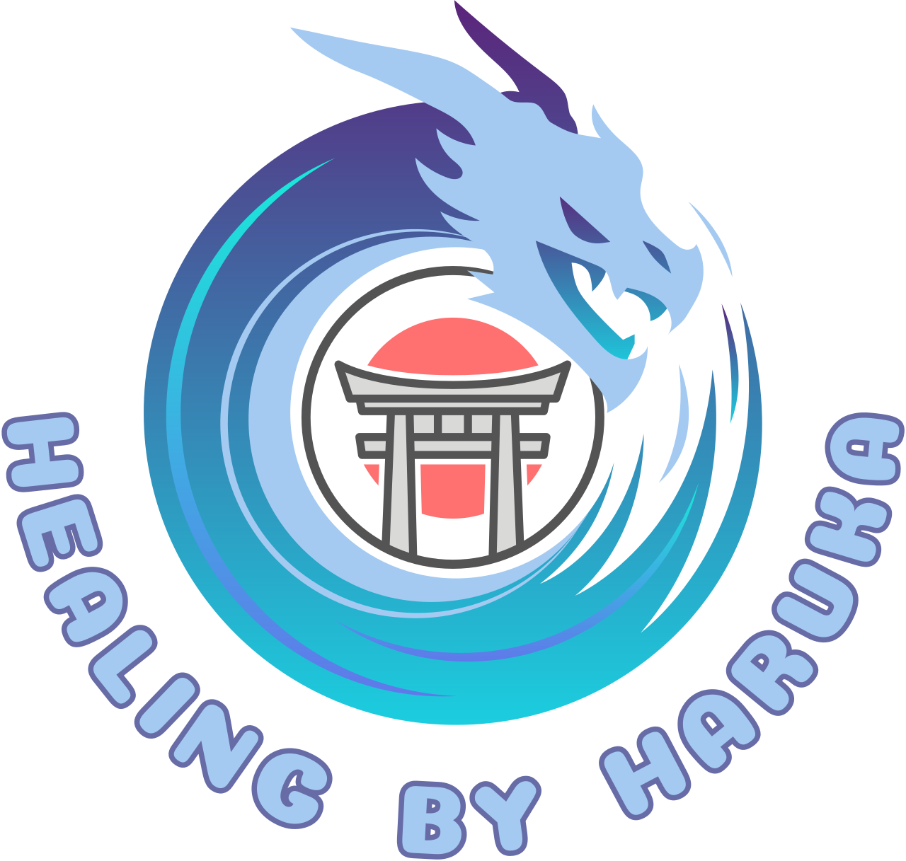 HEALING  BY  HARUKA's logo