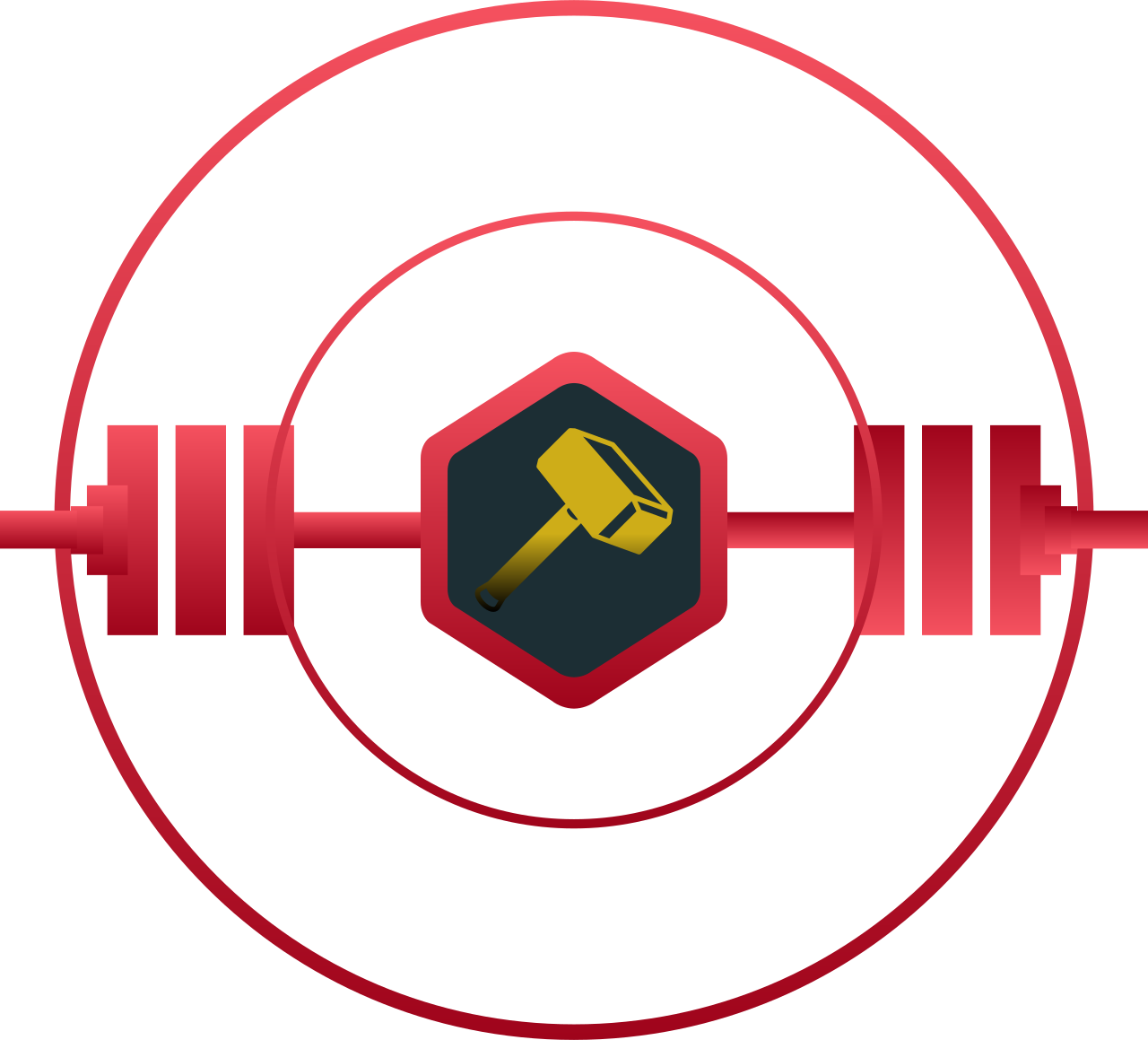 Hammer Fit Gym's logo