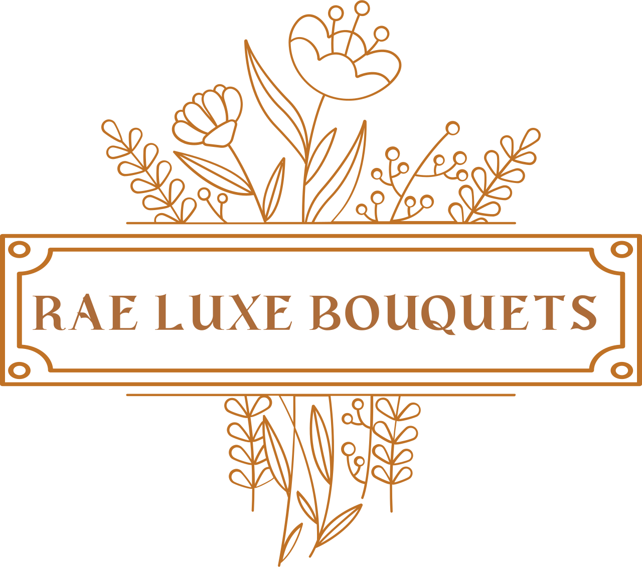 Rae luxe bouquets 's logo
