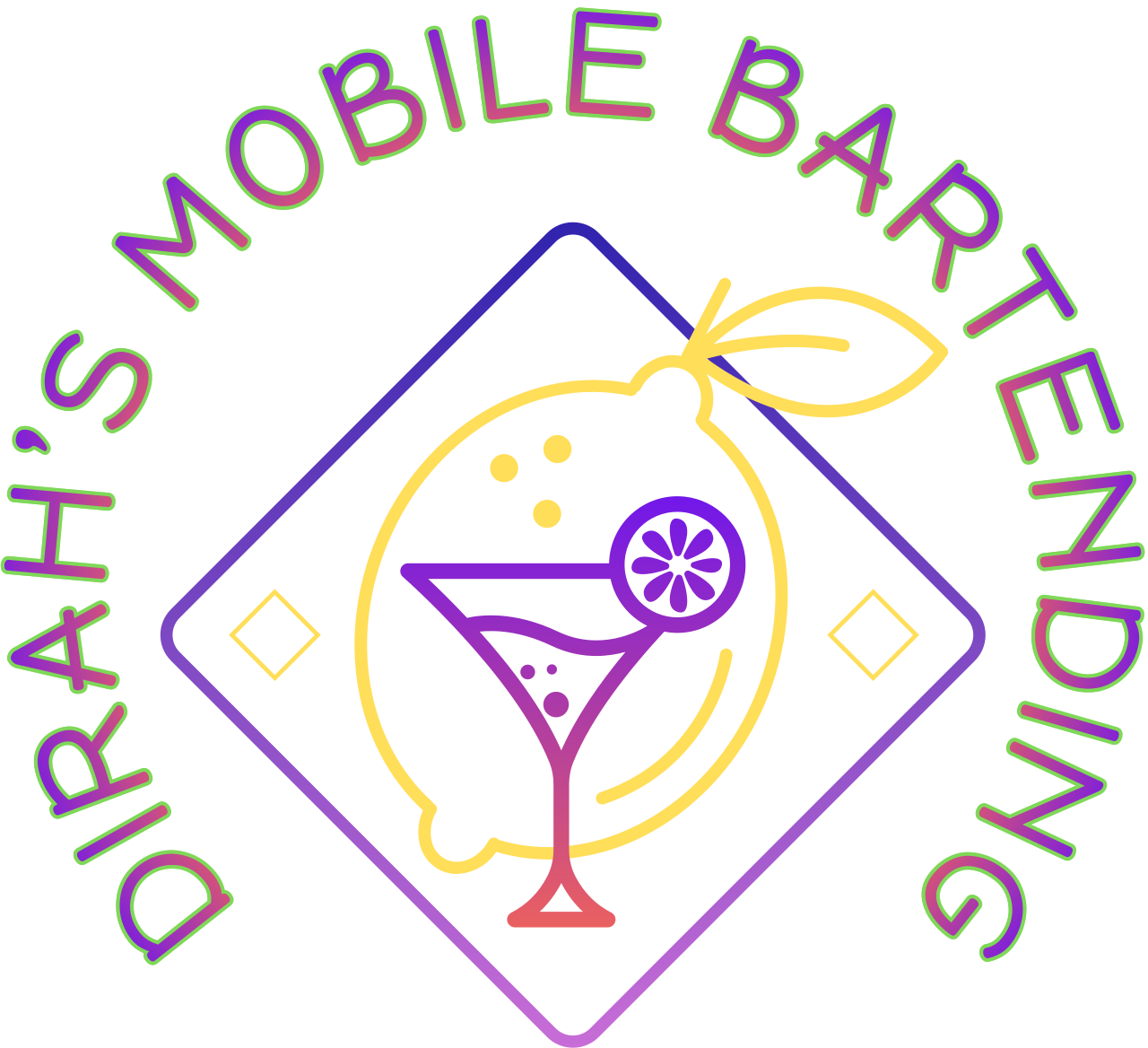 DIRAH’S MOBILE BARTENDING's logo