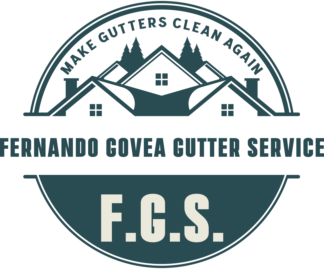 Fernando govea gutter service's logo