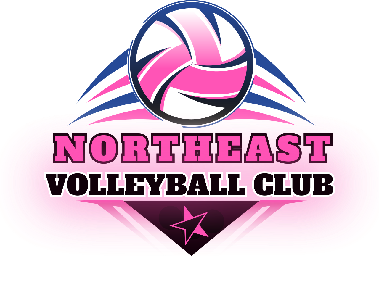 Northeast Volleyball Club's logo