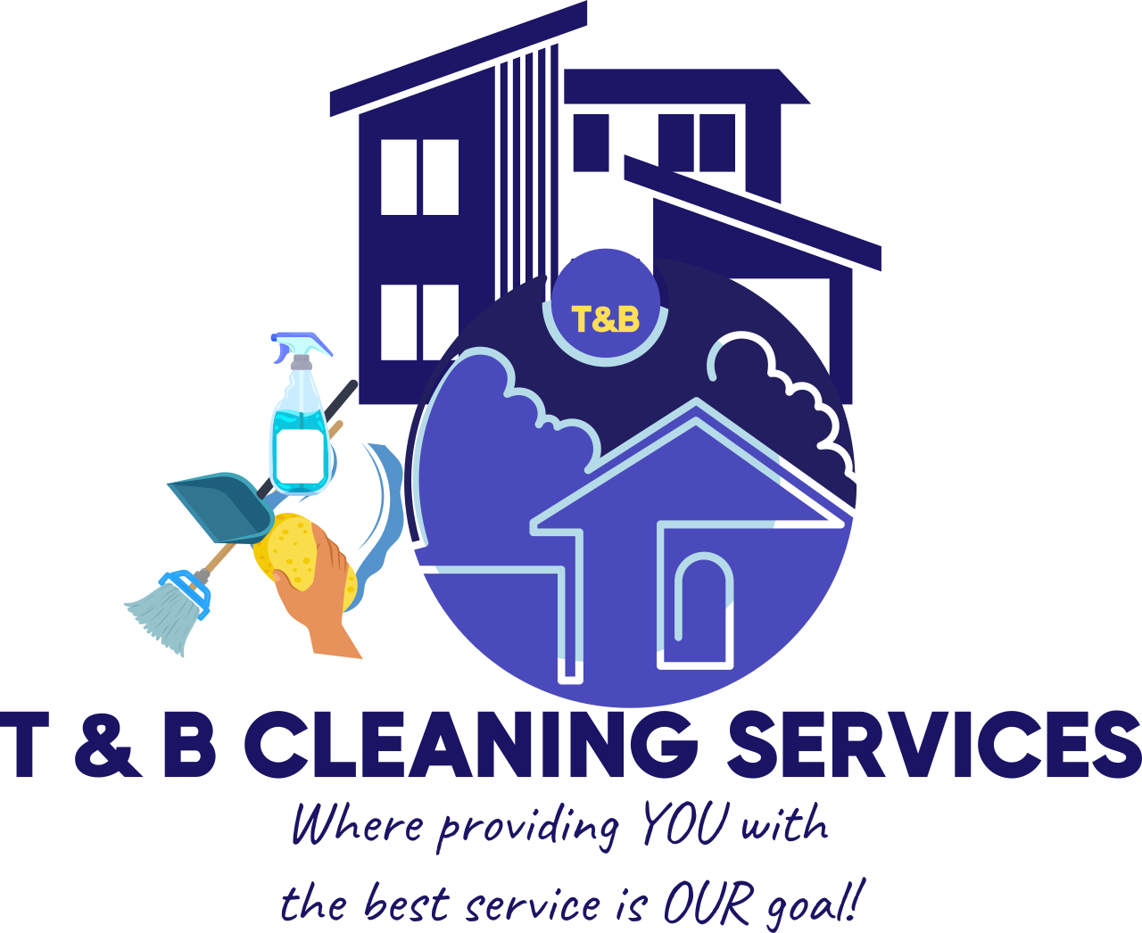 T & B Cleaning Services's logo