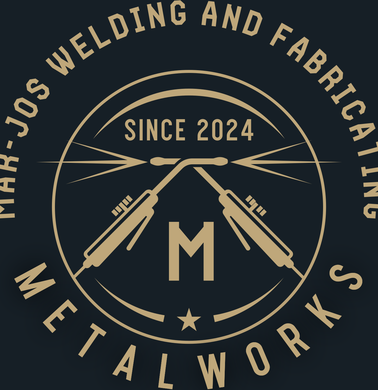 Mar-jos welding and fabricating's logo