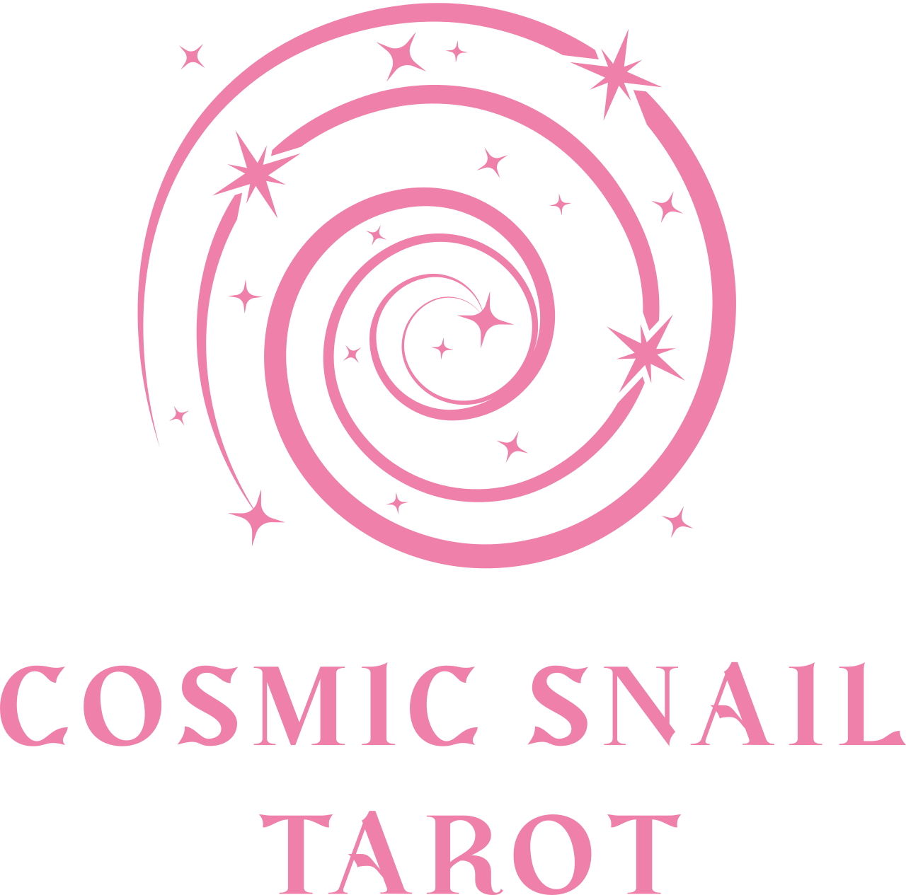 Cosmic Snail 
Tarot's logo