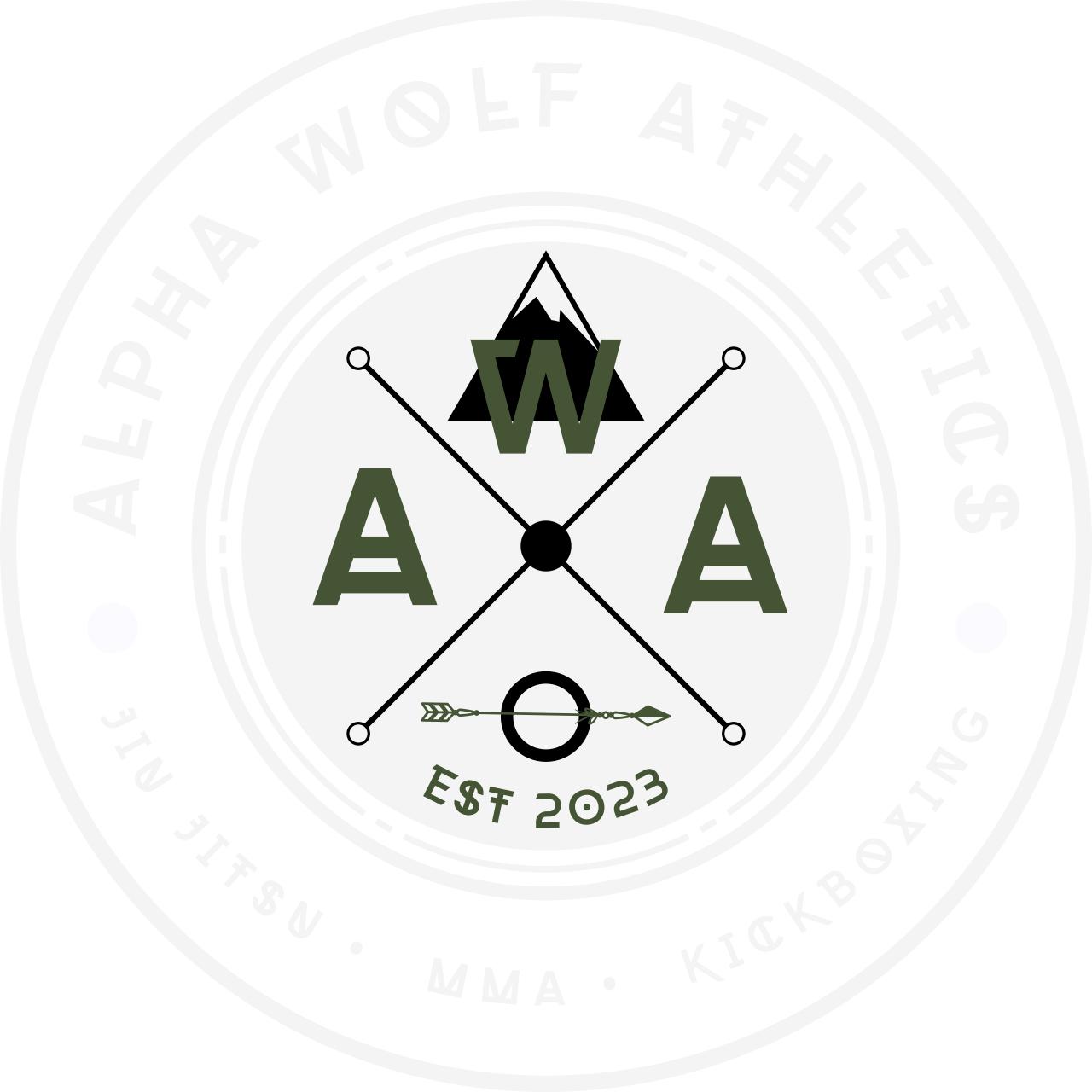 ALPHA WOLF ATHLETICS's logo