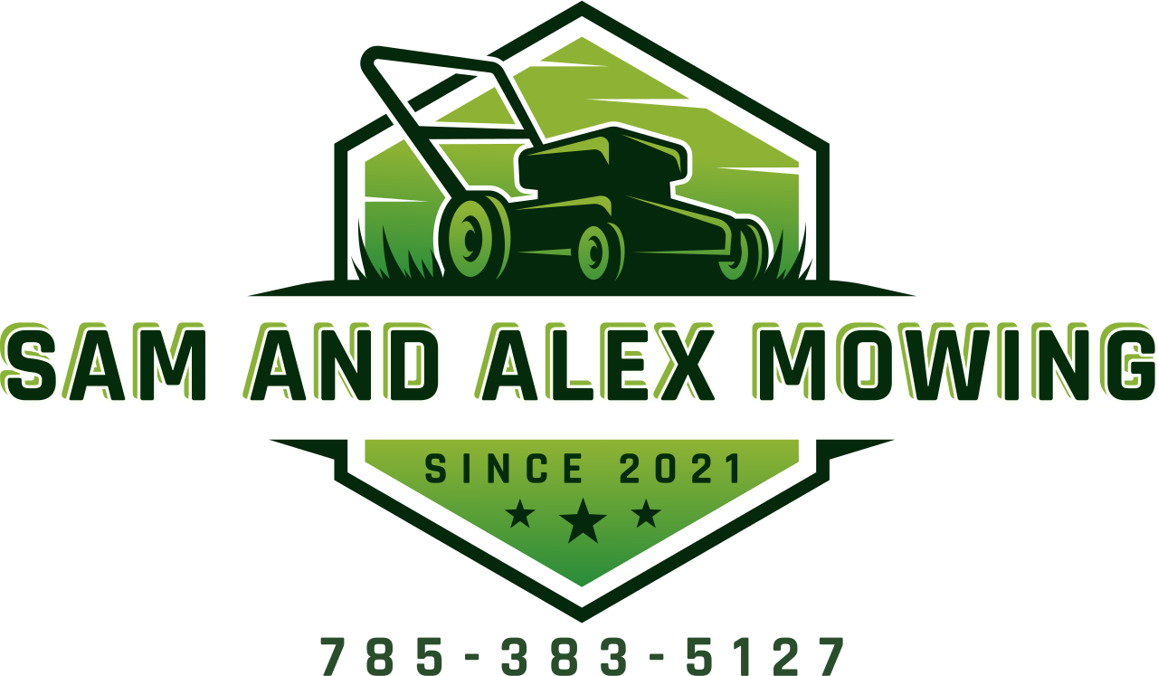 Sam and Alex Mowing's logo