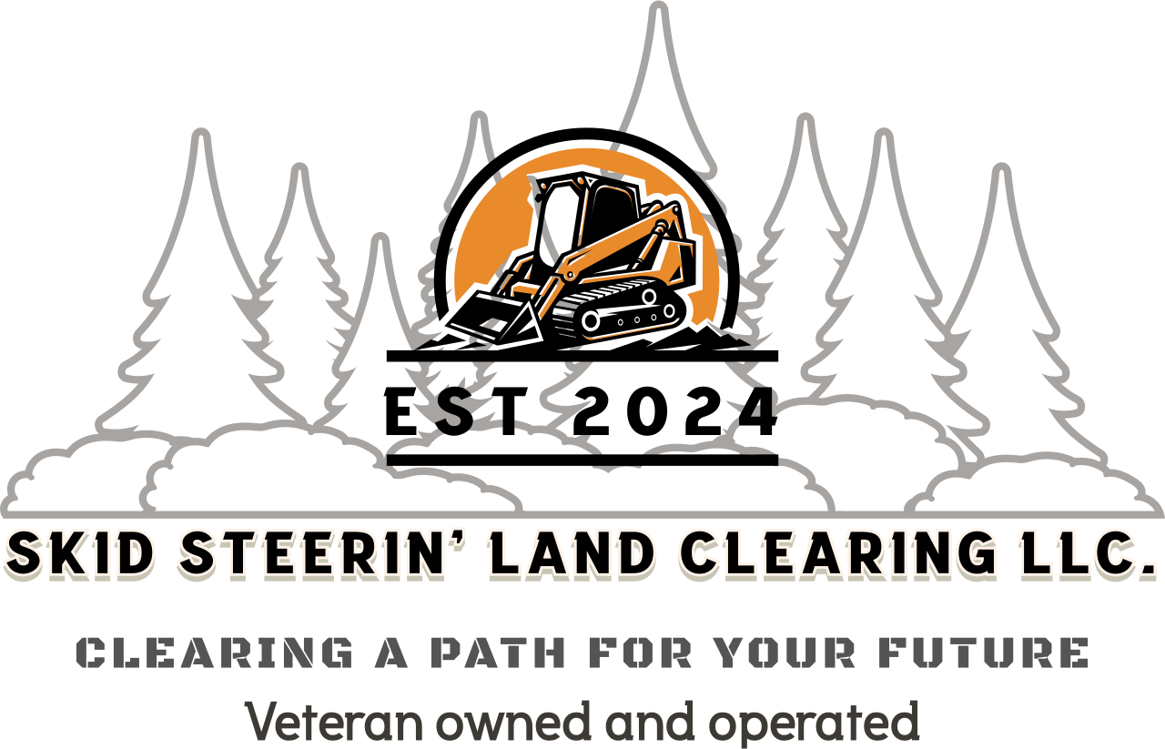Skid Steerin' Land Clearing LLC.'s logo
