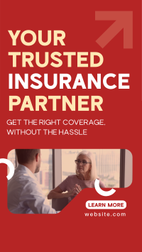 Corporate Trusted Insurance Partner Instagram Reel Image Preview