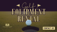 Rental Golf Equipment Animation