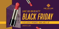 Black Friday Beauty Sale Twitter Post Design