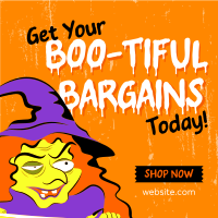 Halloween Bargain Sale Instagram Post