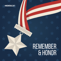 Memorial Day Medal Instagram Post