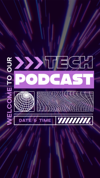 Futuristic Tech Podcast Instagram Reel