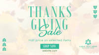 Thanksgiving Leaves Sale YouTube Video Design