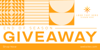 Geometric Conservative Season End Giveaway Twitter Post