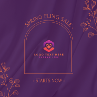 Spring Fling Sale Instagram Post