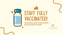 Vaccinated Staff Announcement Facebook Event Cover