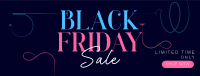 Classic Black Friday Sale Facebook Cover Image Preview