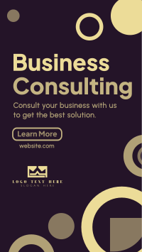 Abstract and Shapes Business Consult TikTok Video Design