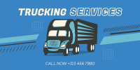 Truck Delivery Services Twitter Post