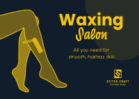 Waxing Salon Postcard