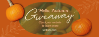 Hello Autumn Giveaway Facebook Cover