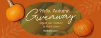 Hello Autumn Giveaway Facebook Cover Image Preview