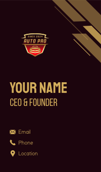 Premium Car Garage Business Card Image Preview