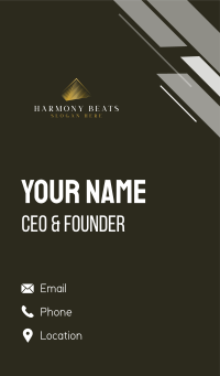 Premium Pyramid Structure Business Card Image Preview
