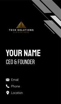 Premium Pyramid Firm Business Card Image Preview