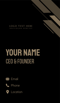 Professional Premium Wordmark Business Card Image Preview