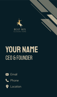 Golden Premium Deer Business Card Image Preview