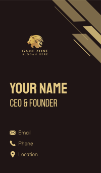 Premium Luxury Lion Business Card Image Preview