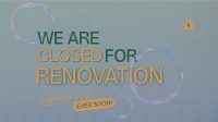 Bubbly Closed Announcement  Animation
