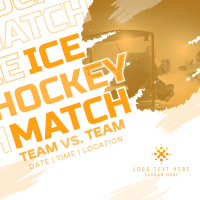 Ice Hockey Versus Match Linkedin Post