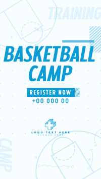 Basketball Sports Camp Facebook Story