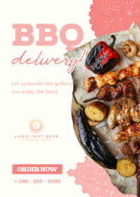 BBQ Delivery Flyer Design