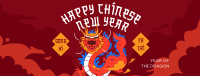 Chinese Dragon Year Facebook Cover