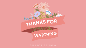 Floral Badge YouTube Video Image Preview