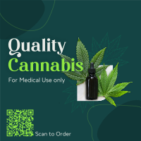 Herbal Marijuana for all Linkedin Post Design