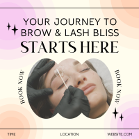 Lash Bliss Journey Instagram Post