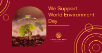 We Support World Environment Day Facebook Ad