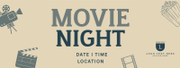 Cinema Movie Night Facebook Cover