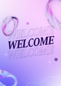 Abstract Welcome Page Flyer