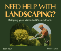 Outdoor Landscape Services Facebook Post